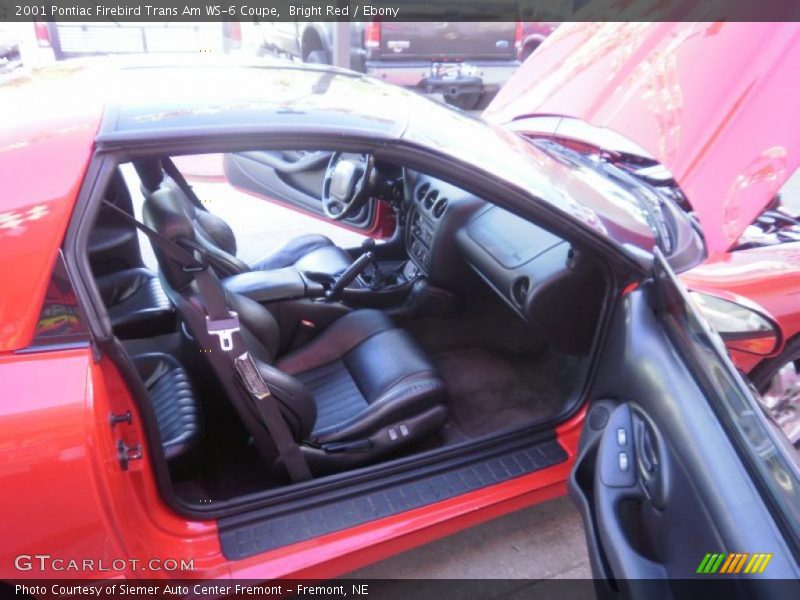 Bright Red / Ebony 2001 Pontiac Firebird Trans Am WS-6 Coupe