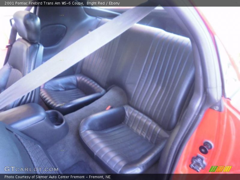 Bright Red / Ebony 2001 Pontiac Firebird Trans Am WS-6 Coupe