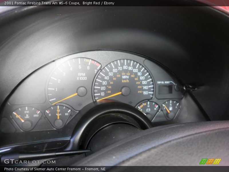 Bright Red / Ebony 2001 Pontiac Firebird Trans Am WS-6 Coupe