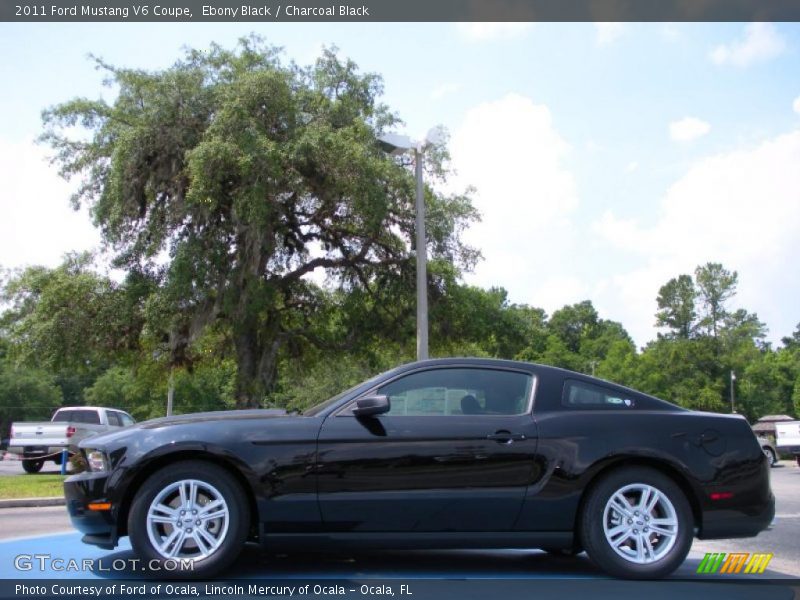 Ebony Black / Charcoal Black 2011 Ford Mustang V6 Coupe