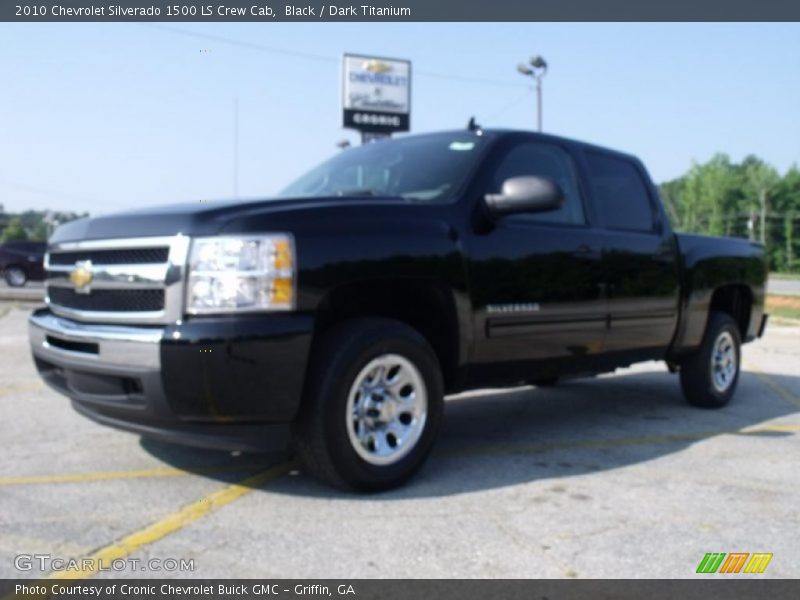 Black / Dark Titanium 2010 Chevrolet Silverado 1500 LS Crew Cab