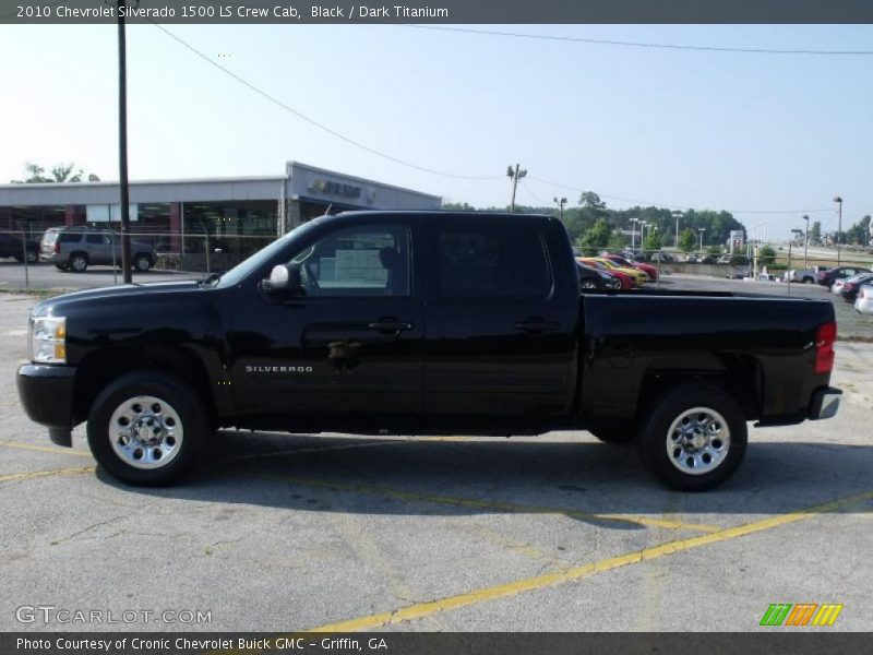 Black / Dark Titanium 2010 Chevrolet Silverado 1500 LS Crew Cab