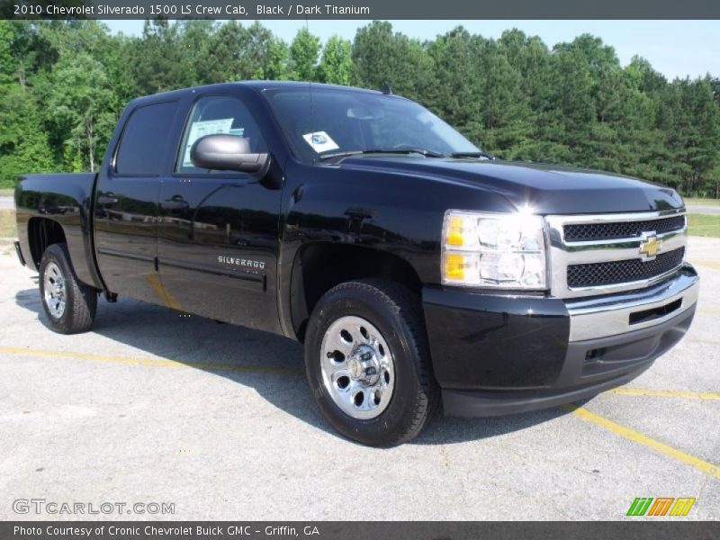 Black / Dark Titanium 2010 Chevrolet Silverado 1500 LS Crew Cab