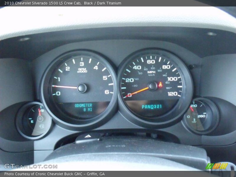 Black / Dark Titanium 2010 Chevrolet Silverado 1500 LS Crew Cab
