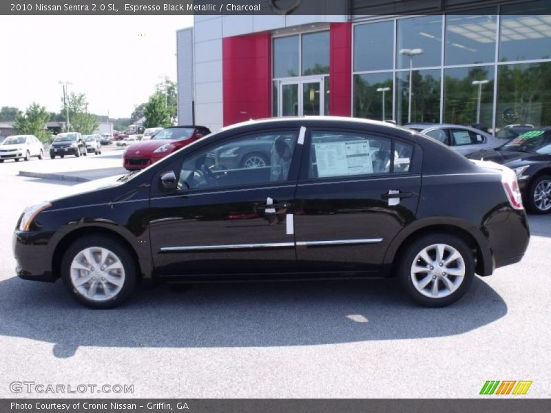 Espresso Black Metallic / Charcoal 2010 Nissan Sentra 2.0 SL