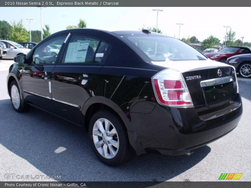 Espresso Black Metallic / Charcoal 2010 Nissan Sentra 2.0 SL