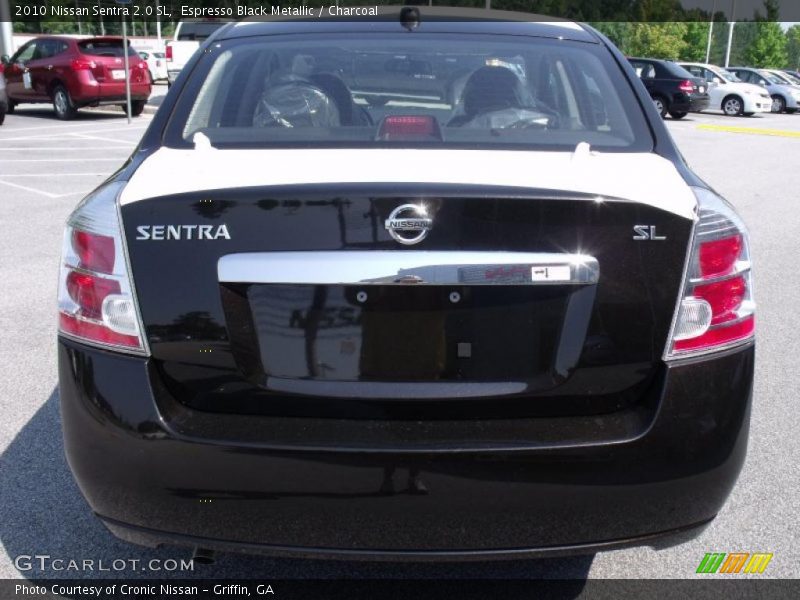 Espresso Black Metallic / Charcoal 2010 Nissan Sentra 2.0 SL