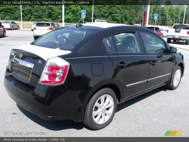 Espresso Black Metallic / Charcoal 2010 Nissan Sentra 2.0 SL
