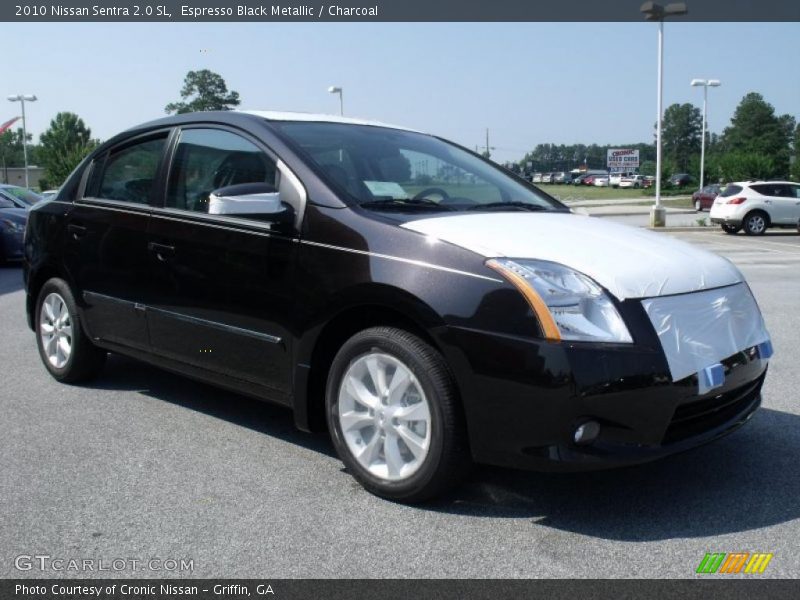 Espresso Black Metallic / Charcoal 2010 Nissan Sentra 2.0 SL