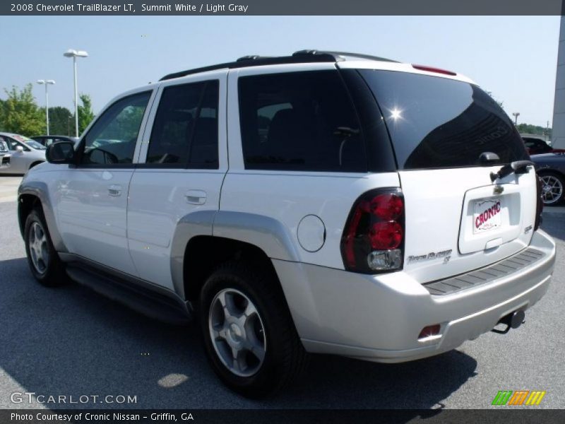 Summit White / Light Gray 2008 Chevrolet TrailBlazer LT