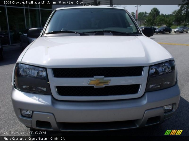 Summit White / Light Gray 2008 Chevrolet TrailBlazer LT