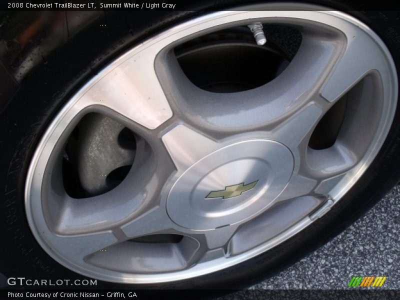 Summit White / Light Gray 2008 Chevrolet TrailBlazer LT