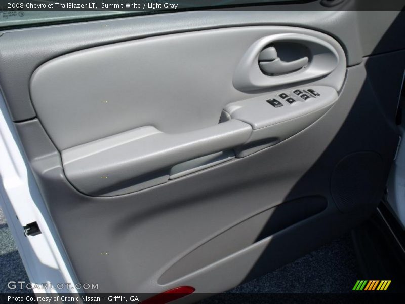 Summit White / Light Gray 2008 Chevrolet TrailBlazer LT