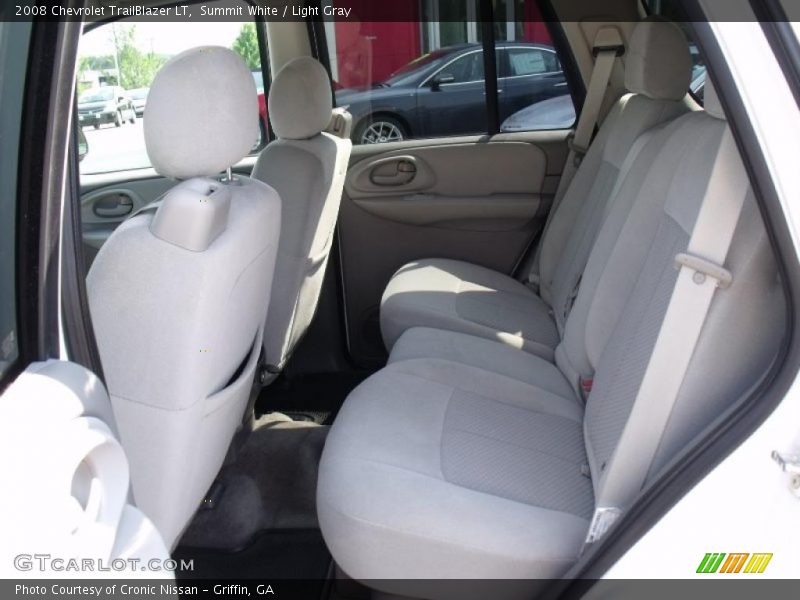 Summit White / Light Gray 2008 Chevrolet TrailBlazer LT