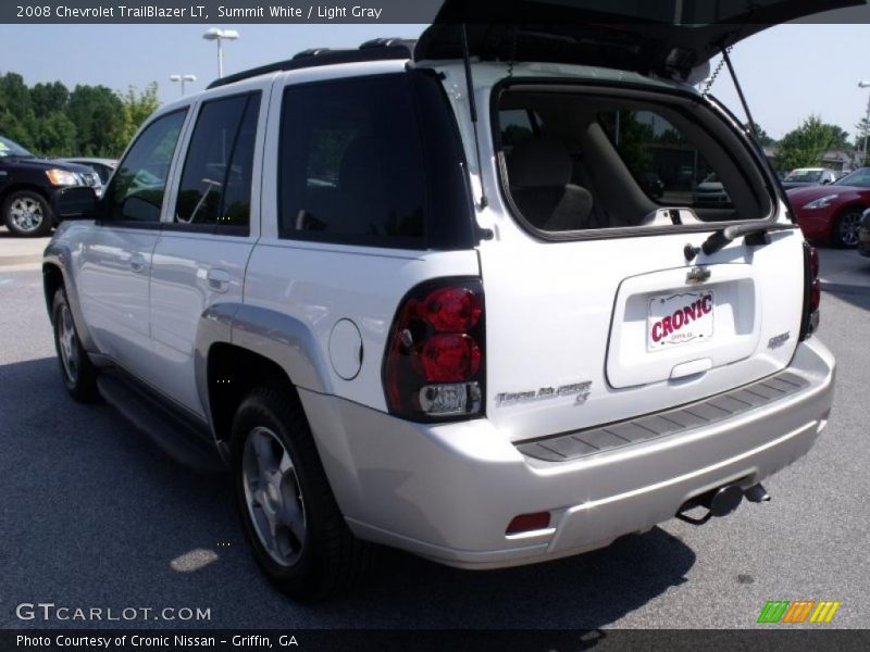 Summit White / Light Gray 2008 Chevrolet TrailBlazer LT