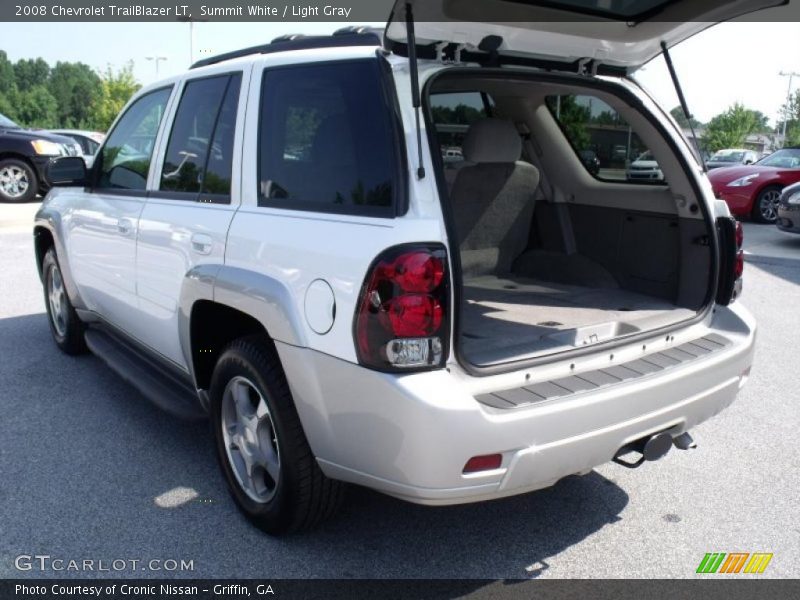 Summit White / Light Gray 2008 Chevrolet TrailBlazer LT