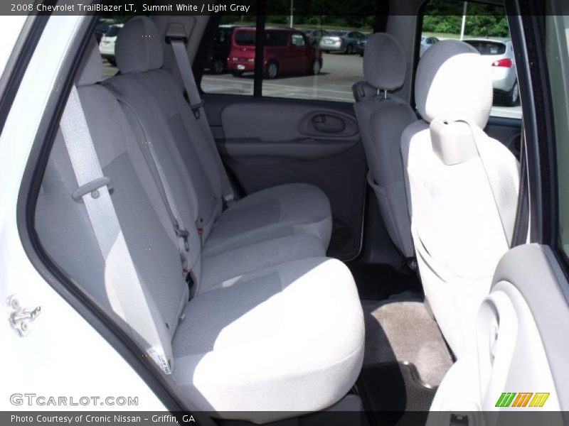 Summit White / Light Gray 2008 Chevrolet TrailBlazer LT