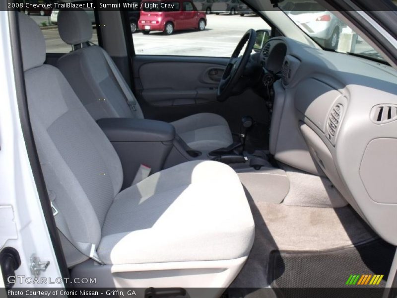 Summit White / Light Gray 2008 Chevrolet TrailBlazer LT