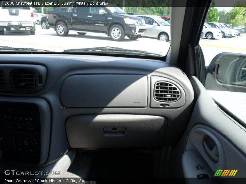 Summit White / Light Gray 2008 Chevrolet TrailBlazer LT