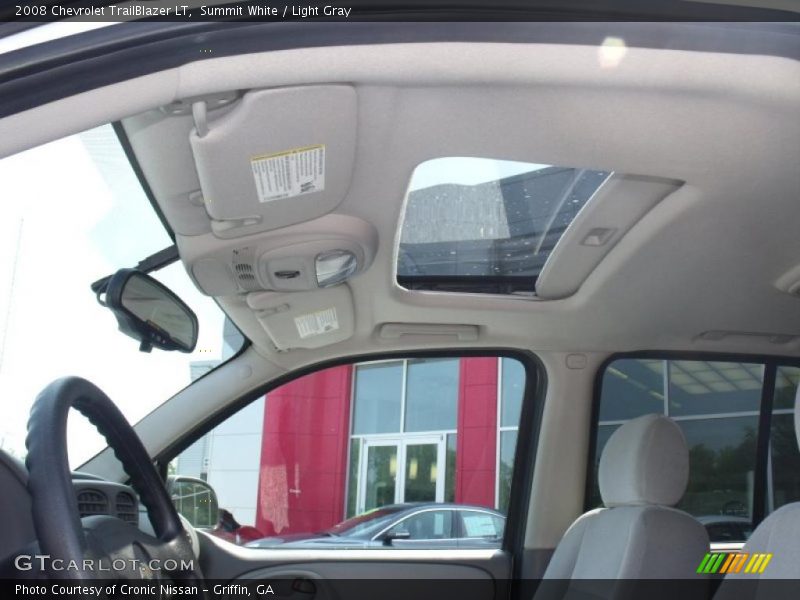 Summit White / Light Gray 2008 Chevrolet TrailBlazer LT