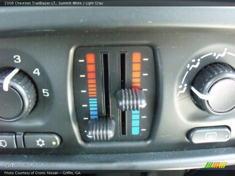 Summit White / Light Gray 2008 Chevrolet TrailBlazer LT