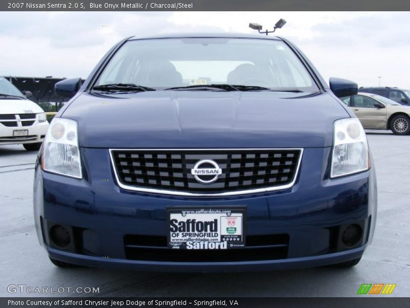 Blue Onyx Metallic / Charcoal/Steel 2007 Nissan Sentra 2.0 S