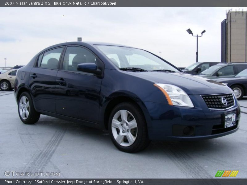 Blue Onyx Metallic / Charcoal/Steel 2007 Nissan Sentra 2.0 S