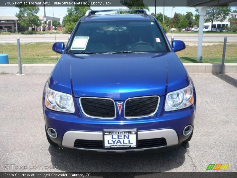 Blue Streak Metallic / Ebony Black 2006 Pontiac Torrent AWD