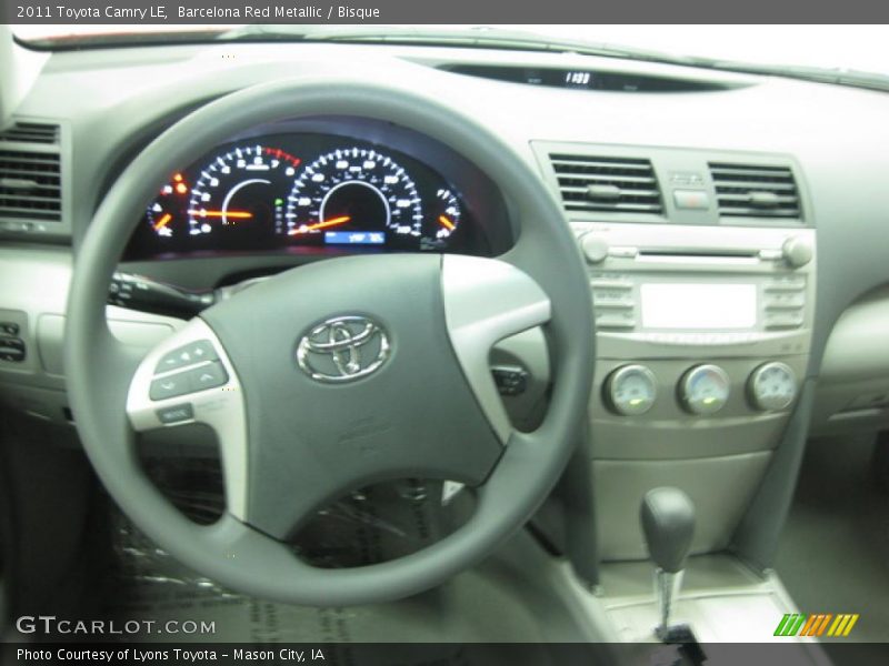 Barcelona Red Metallic / Bisque 2011 Toyota Camry LE