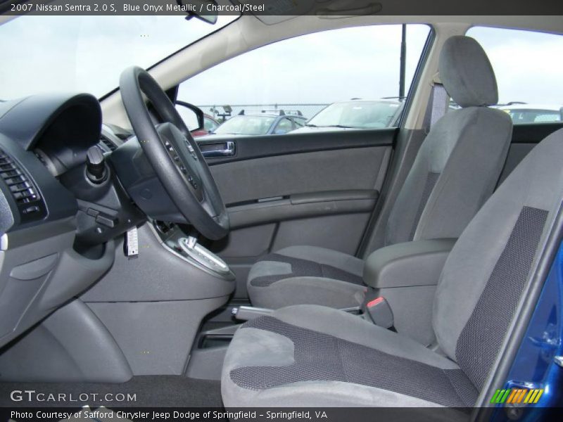 Blue Onyx Metallic / Charcoal/Steel 2007 Nissan Sentra 2.0 S