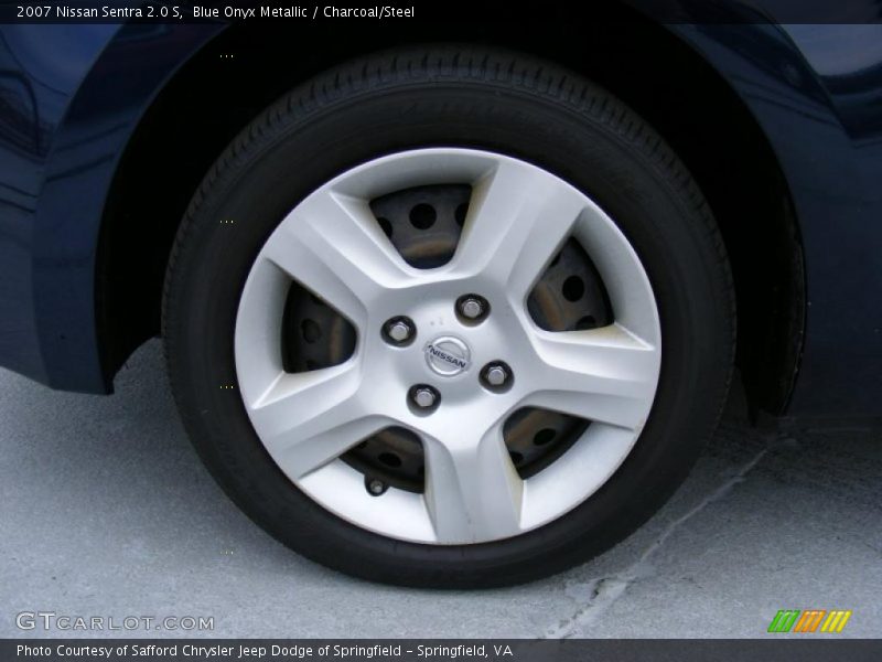 Blue Onyx Metallic / Charcoal/Steel 2007 Nissan Sentra 2.0 S