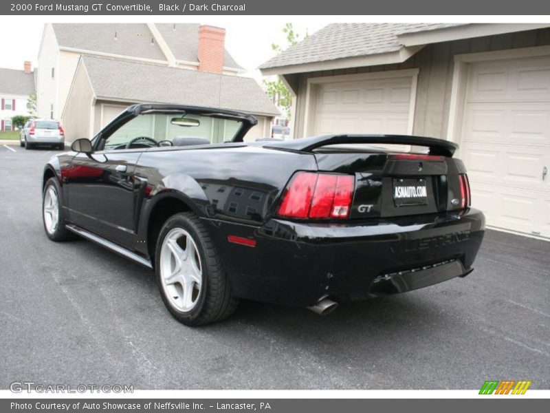 Black / Dark Charcoal 2000 Ford Mustang GT Convertible