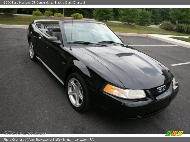 Black / Dark Charcoal 2000 Ford Mustang GT Convertible