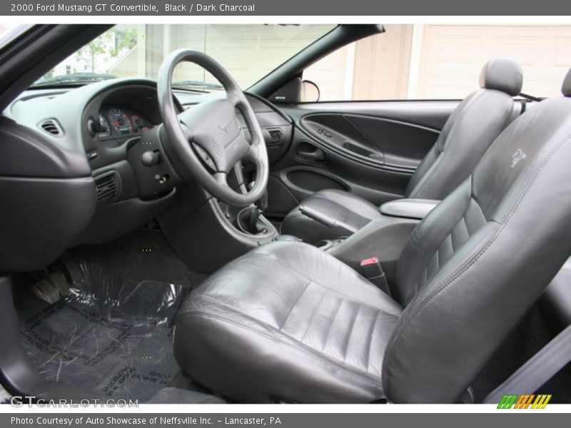 Black / Dark Charcoal 2000 Ford Mustang GT Convertible