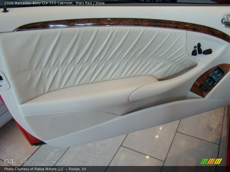 Mars Red / Stone 2008 Mercedes-Benz CLK 550 Cabriolet