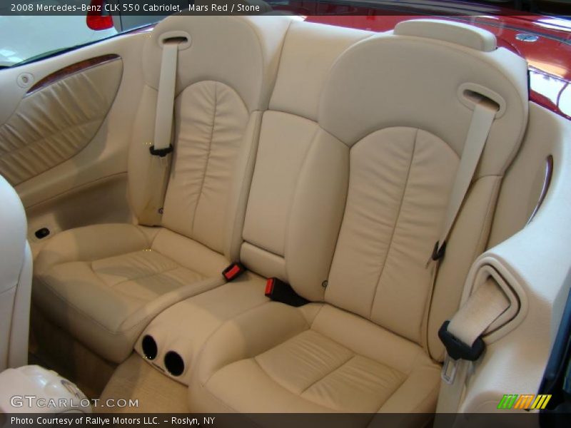 Mars Red / Stone 2008 Mercedes-Benz CLK 550 Cabriolet
