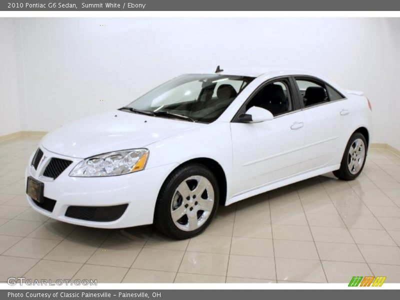 Summit White / Ebony 2010 Pontiac G6 Sedan