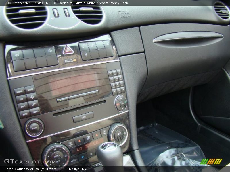 Arctic White / Sport Stone/Black 2007 Mercedes-Benz CLK 550 Cabriolet