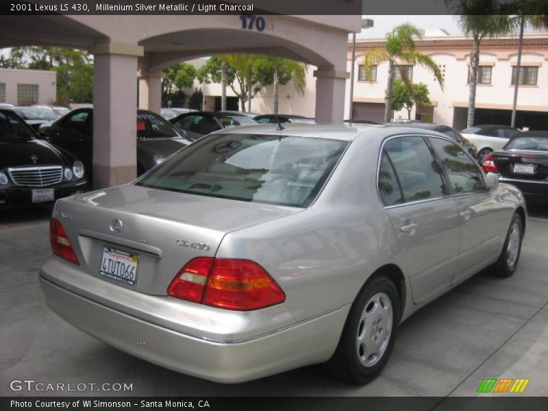 Millenium Silver Metallic / Light Charcoal 2001 Lexus LS 430