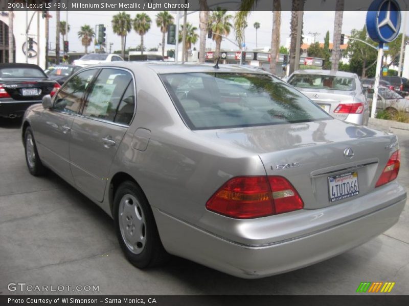 Millenium Silver Metallic / Light Charcoal 2001 Lexus LS 430