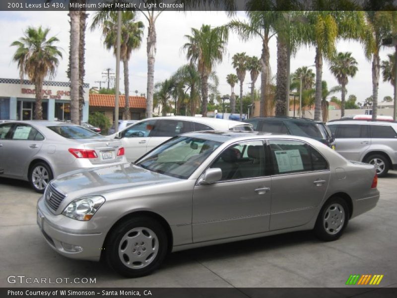 Millenium Silver Metallic / Light Charcoal 2001 Lexus LS 430