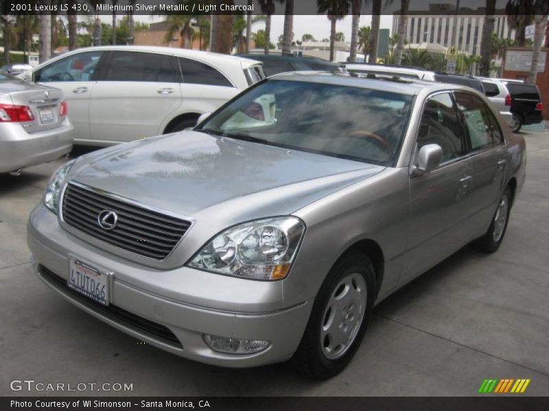 Millenium Silver Metallic / Light Charcoal 2001 Lexus LS 430