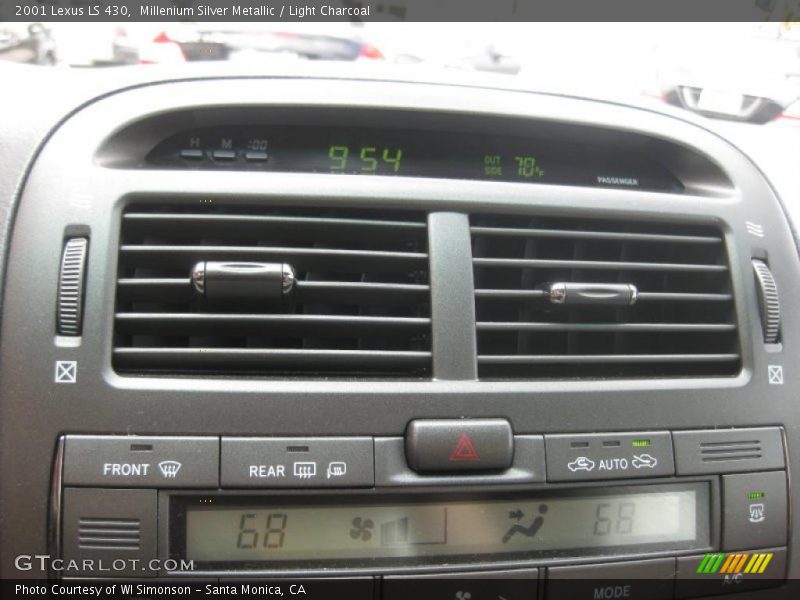 Millenium Silver Metallic / Light Charcoal 2001 Lexus LS 430