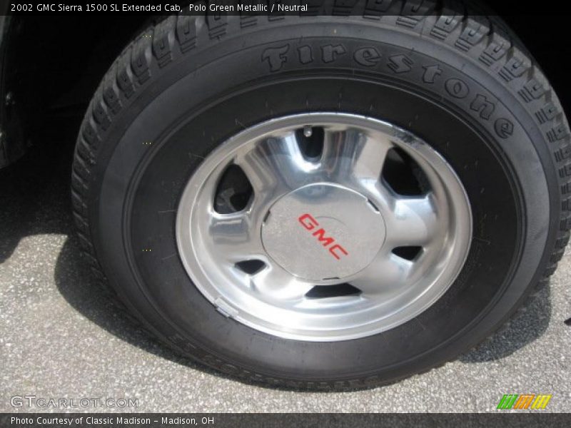 Polo Green Metallic / Neutral 2002 GMC Sierra 1500 SL Extended Cab