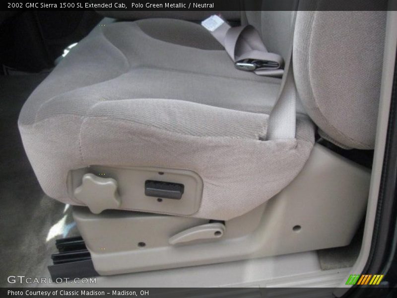 Polo Green Metallic / Neutral 2002 GMC Sierra 1500 SL Extended Cab