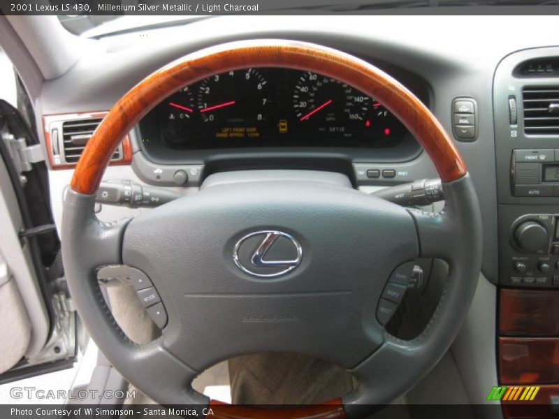 Millenium Silver Metallic / Light Charcoal 2001 Lexus LS 430