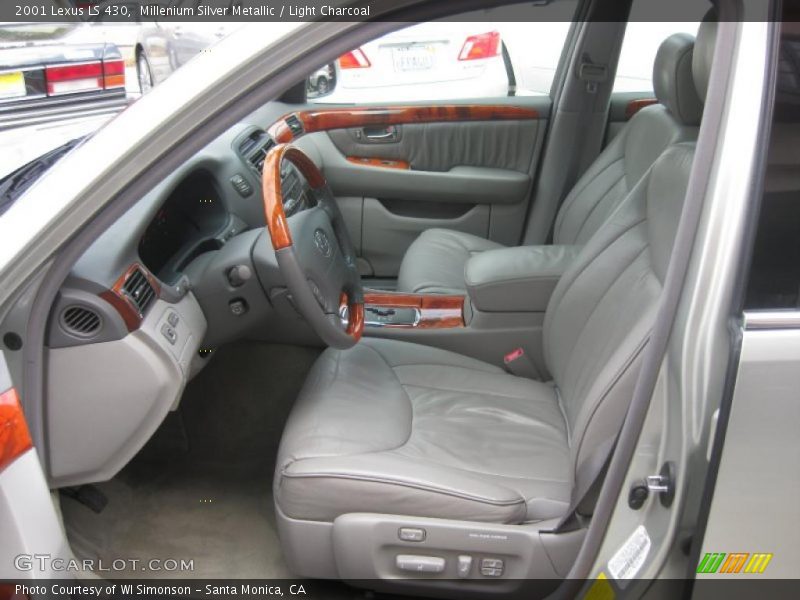 Millenium Silver Metallic / Light Charcoal 2001 Lexus LS 430