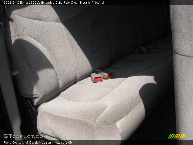 Polo Green Metallic / Neutral 2002 GMC Sierra 1500 SL Extended Cab