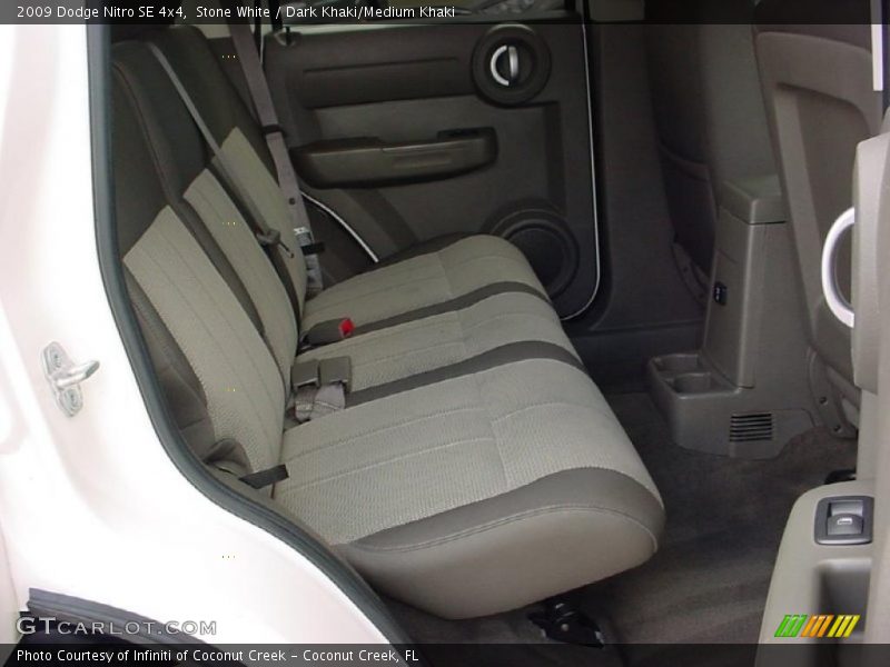 Stone White / Dark Khaki/Medium Khaki 2009 Dodge Nitro SE 4x4