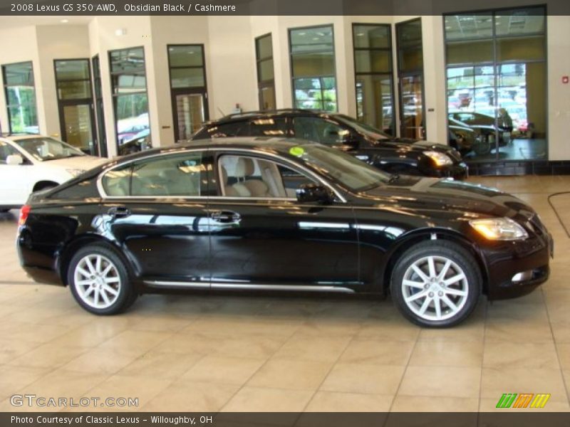 Obsidian Black / Cashmere 2008 Lexus GS 350 AWD